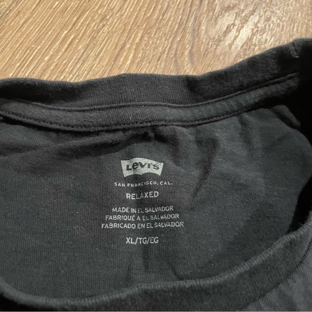 Levi’s Short Sleeve Shirt Black XL - Picture 3 of 3